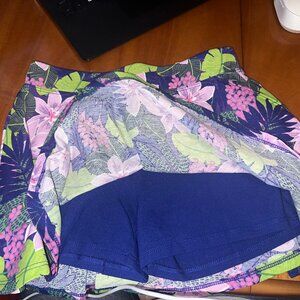 Girls Size 10/12 Childrens Place purple flowered skirt w/ panties